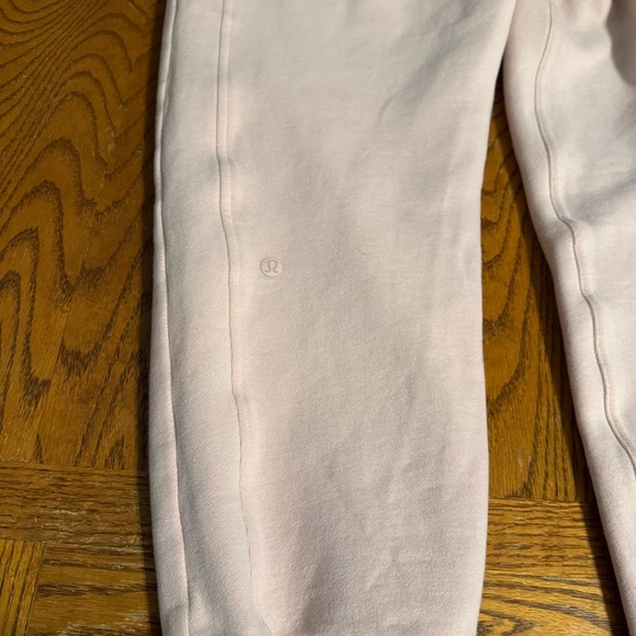 Lululemon Scuba High-Rise Jogger Fleece 28" Pink Mist Sz 12 W5CVAS Cotton Terry - Picture 14 of 15